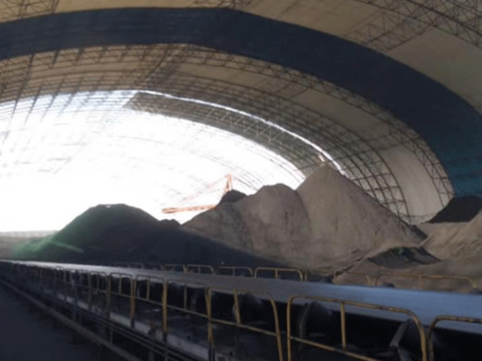 漳州煤棚料仓网架